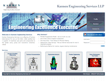 Tablet Screenshot of karmenengineering.com